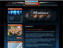 Tablet Screenshot of ab-security.nl